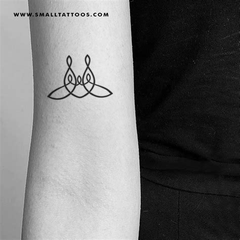 Family Of Five Unity Symbol Temporary Tattoo - Set of 3 – Small Tattoos