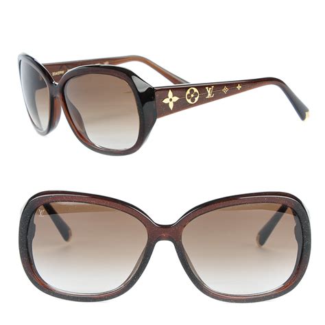 LOUIS VUITTON Obsession GM Sunglasses Z0459W Brown Glitter 156726