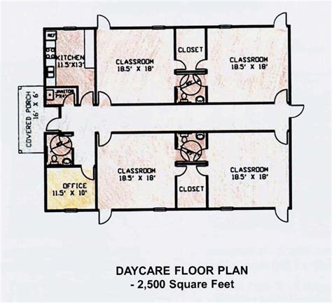 Pin by Manu-El Ndala on Day Care | Daycare design, Classroom floor plan