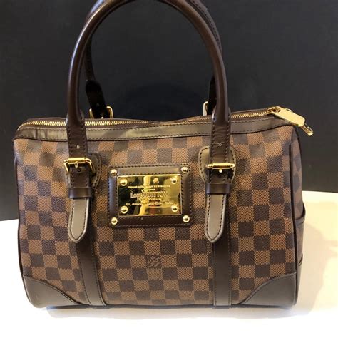 LOUIS VUITTON Damier Ebène Canvas Berkeley Bag Perfect Condition ...