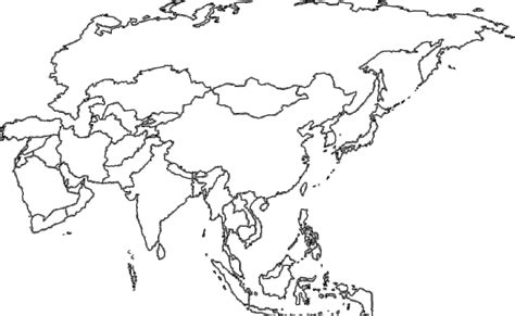 Asia Free Map Free Blank Map Free Outline Map Free Base Map States Names White Asia – Theme Loader
