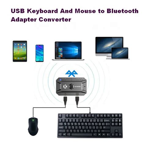 Keyboard Mouse USB Bluetooth Converter Wireless Adapter | EttaGadgets