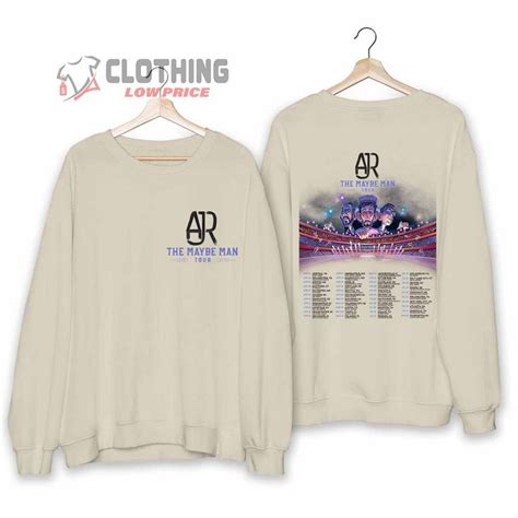 AJR The Maybe Man Tour Merch, AJR World Tour 2024 Tickets Setlist T-Shirt Sweatshirt Check more ...