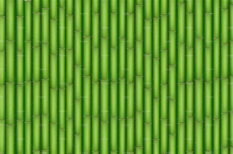 Green Bamboo texture | Decorative Illustrations ~ Creative Market