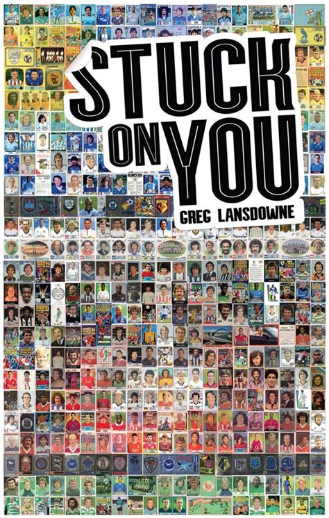 Stuck On You – sticker mosaic book cover – Dan Farrimond