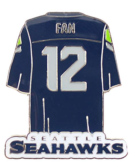 Seattle Seahawks 12th Man Jersey Pin