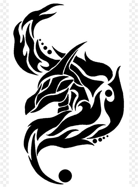 Free Dragon Silhouette Tattoo, Download Free Dragon Silhouette Tattoo ...