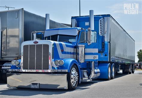 Blue Peterbilt 389. Peterbilt 389, Peterbilt Trucks, Custom Big Rigs ...