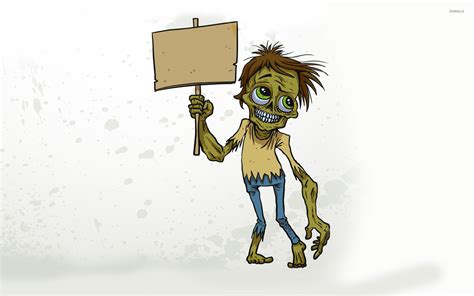 Funny Zombie Wallpaper - WallpaperSafari