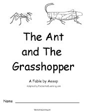 The Ant and the Grasshopper: A Fable by Aesop - EnchantedLearning.com