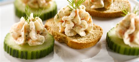 Smoked Salmon Mousse Canapes recipe | Dairy Goodness