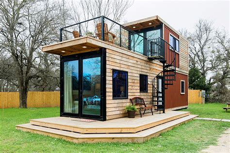 Two Story Shipping Container Tiny Home | Helm by CargoHome | Country Froot