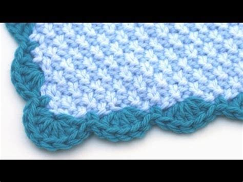 Crochet for Knitters - Scalloped Edge - YouTube