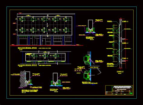 Mur Cortina A AutoCAD | Llibreria CAD