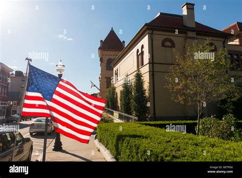 library Westerly Rhode Island Stock Photo - Alamy