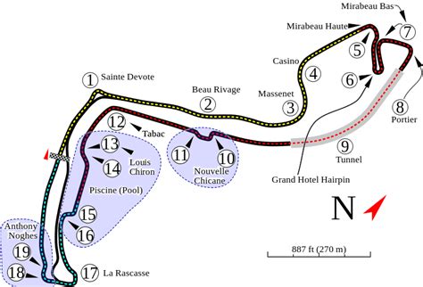 Monaco Circuit Corner Names