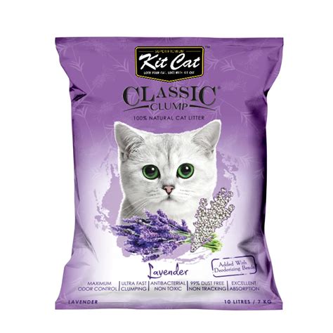 Kit Cat Classic Clump Cat Litter 10L - Lavender - aPetMart