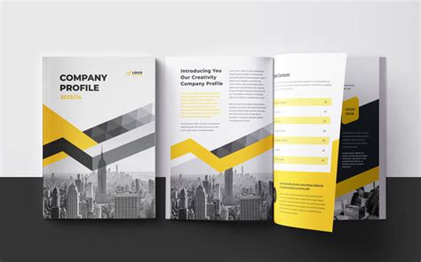 Creative Company Profile Template #331580 - TemplateMonster