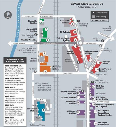 Map Of Downtown Asheville Nc | Wells Printable Map