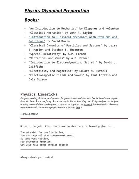 (DOC) Physics Olympiad Books - DOKUMEN.TIPS