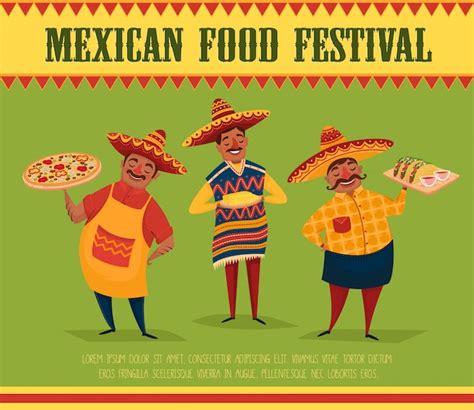 Premium Vector | Mexican food festival