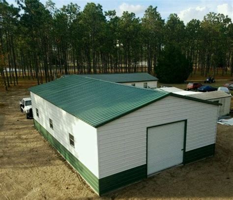 30x50 Garage - Central Florida Steel Buildings and Supply