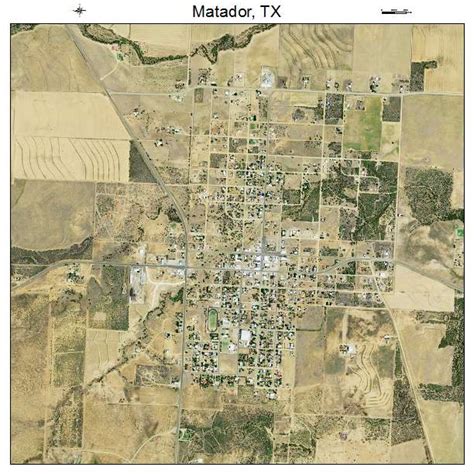 Aerial Photography Map of Matador, TX Texas