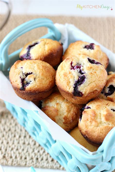 Blueberry Muffins - My Kitchen Craze