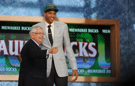 Which draft pick was Giannis Antetokounmpo in 2013?