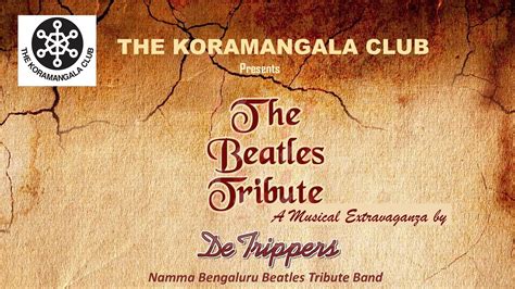 The Beatles Tribute Tickets by The Koramangala Club, Friday, September 29, 2023, Bengaluru Event