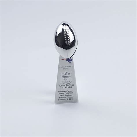 New England Patriots Super Bowl Trophy Team Logo - RingGlory