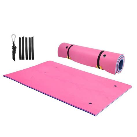 SamyoHome Floating Mat 9 ft x 6 ft, Foam Lake Floats Foam Pad (Pink/Blue) - Walmart.com