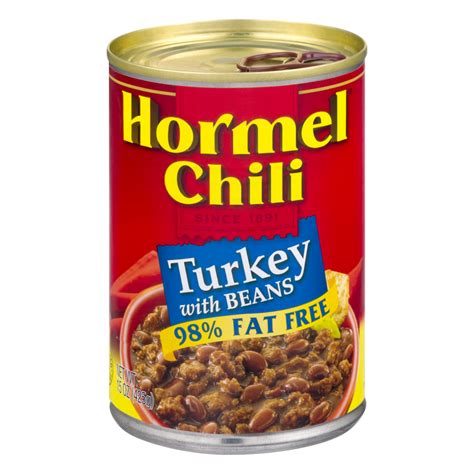 Hormel Chili Turkey with Beans 98% Fat Free 15oz Can | Garden Grocer