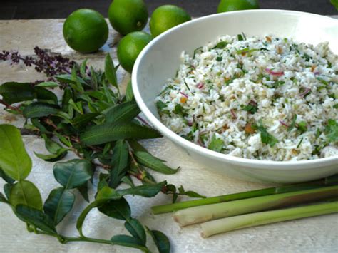 Nasi ulam (Malaysian herb rice) - The Fruitful Kitchen