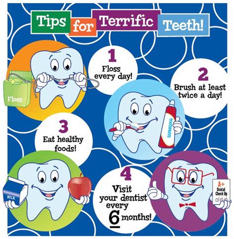 healthy teeth tips | Dental care for kids, Dental fun facts, Dental posters