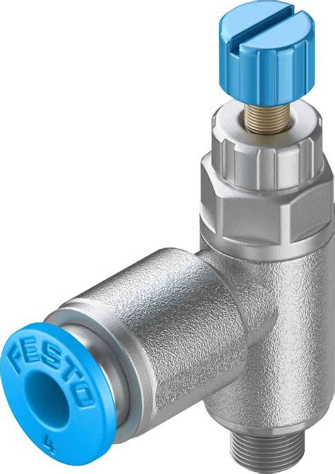 GRLA-M5-QS-4-RS-D Festo | Festo GRLA Series Tube Exhaust Valve, 4mm ...