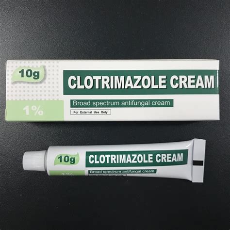 Clotrimazole Cream 1% 10g - Clotrimazole and 1% 10g