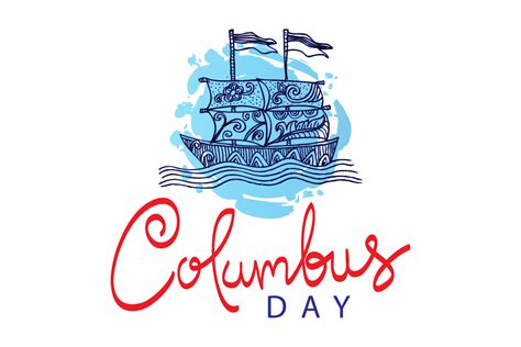 Happy Columbus Day Graphic by han.dhini · Creative Fabrica