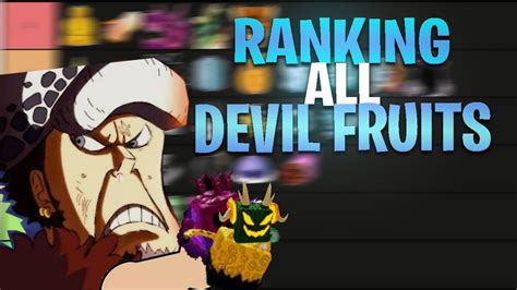 RANKING All Devil Fruits In Blox Fruits [ Update 18 ] - YouTube