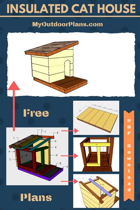 Insulated Cat House Plans | Insulated cat house, Outdoor cat house, Cat house