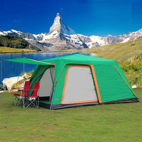 Aliexpress.com : Buy Outdoor 4 8 people big space family tent double ...