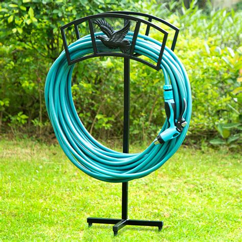 Amagabeli Garden Hose Holder Stand Rack Water Hose Hanger Stake Freest