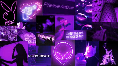 Purple Neon Aesthetic Computer Wallpapers - Top Free Purple Neon Aesthetic Computer Backgrounds ...