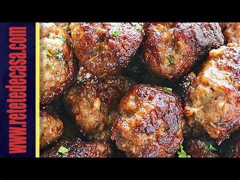 Chiftele de Porc Pufoase (Cum se Fac Chiftele la Cuptor) - YouTube | Greek meatballs, Easy ...