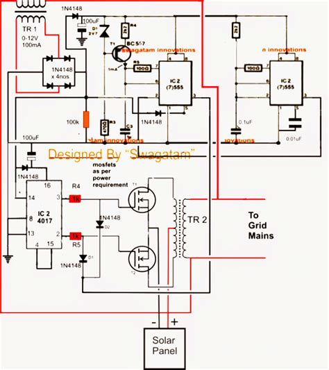 Homemade 100VA to 1000VA Grid-tie Inverter Circuit – Homemade Circuit ...