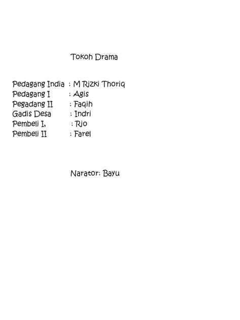 Drama Teori Waisya | PDF