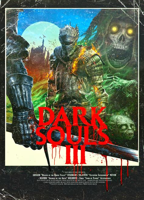 Dark Souls III VHS Poster