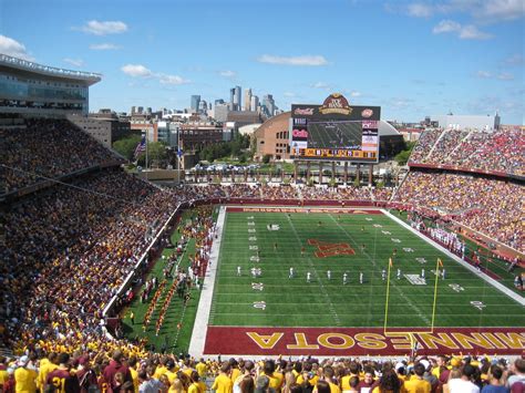 See a Big Ten football game at the University of Minnesota TCF Bank ...