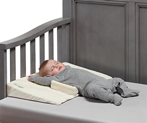 Buy hiccapop Baby Crib Wedge with Anti Roll Pillow Bumpers | Incline ...