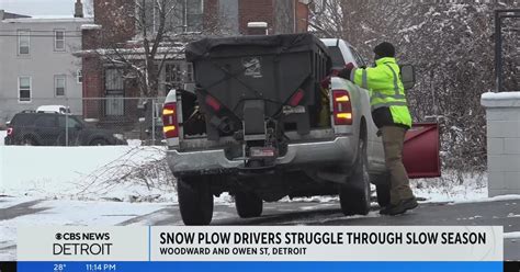 Snow plow businesses in Metro Detroit see slow profits this winter ...